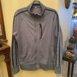 LULULEMON Men Light Blue Green Zipped Jacket Size Large